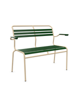Schaffner Säntis Banc à lattes 2 places avec accoudoirs
