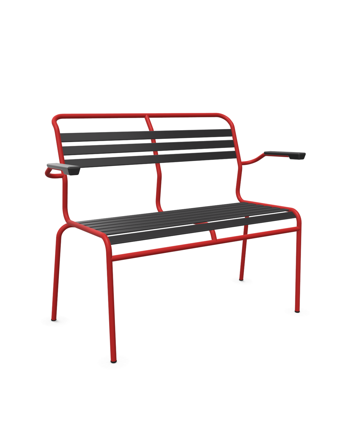 Schaffner Säntis Banc à lattes 2 places avec accoudoirs