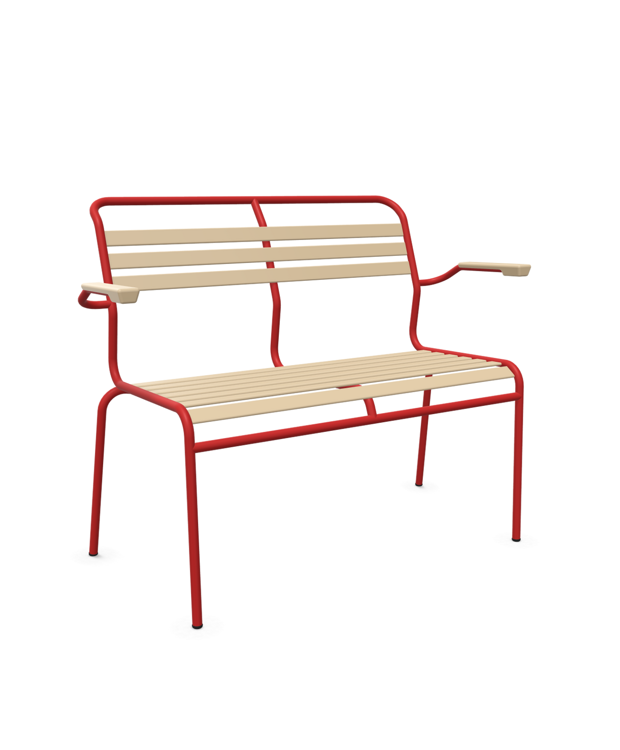 Schaffner Säntis Banc à lattes 2 places avec accoudoirs