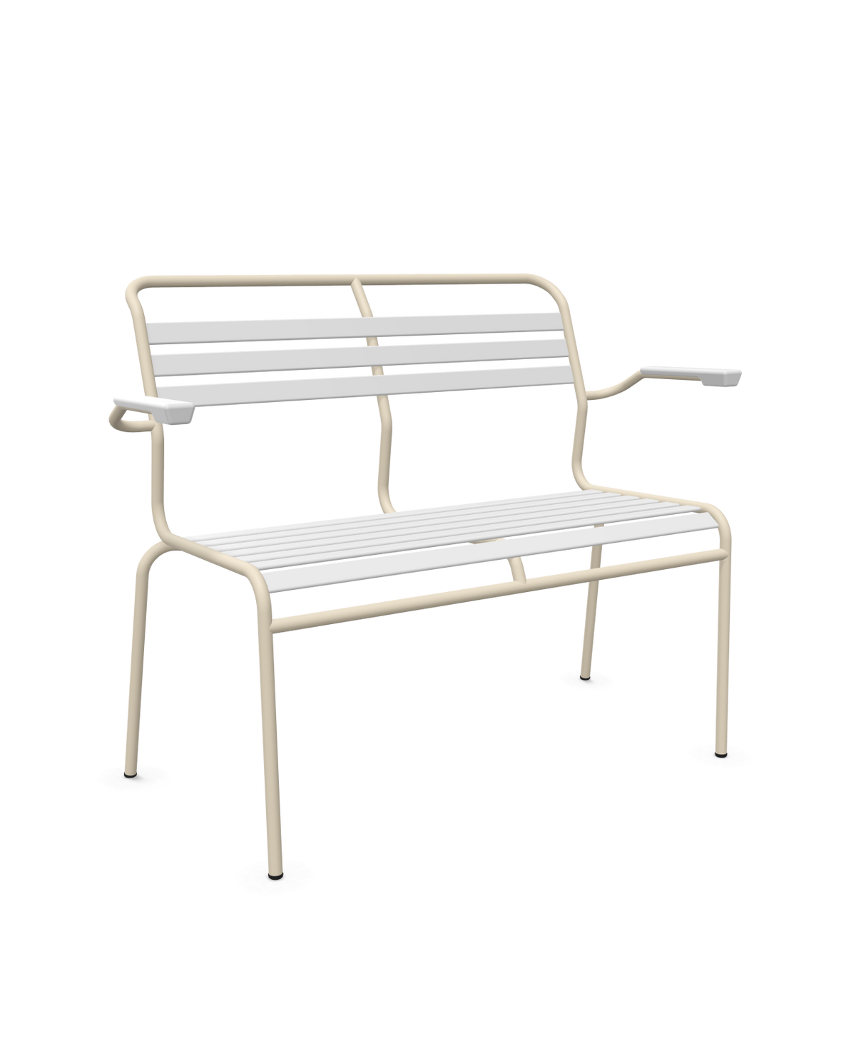 Schaffner Säntis Banc à lattes 2 places avec accoudoirs