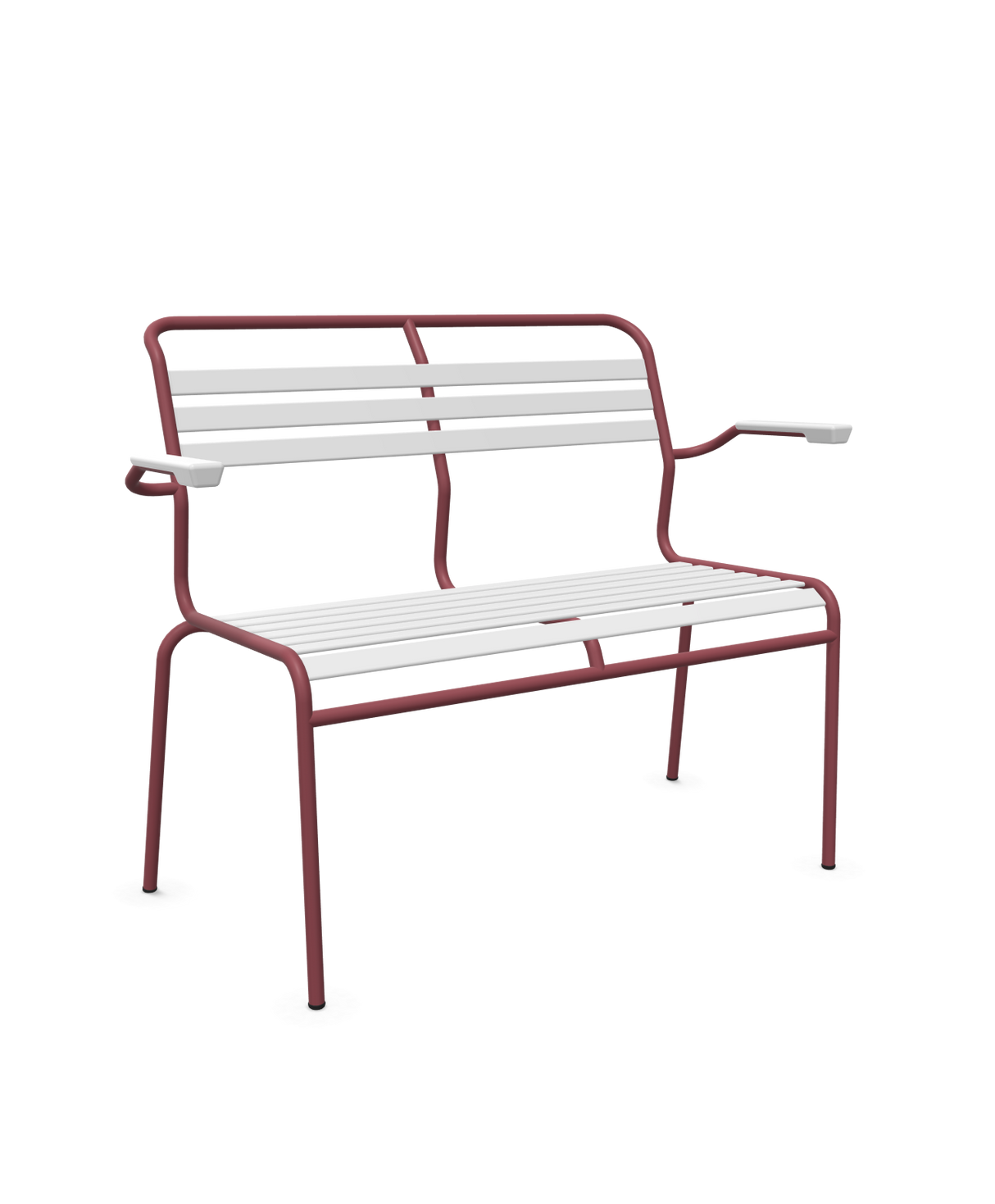 Schaffner Säntis Banc à lattes 2 places avec accoudoirs