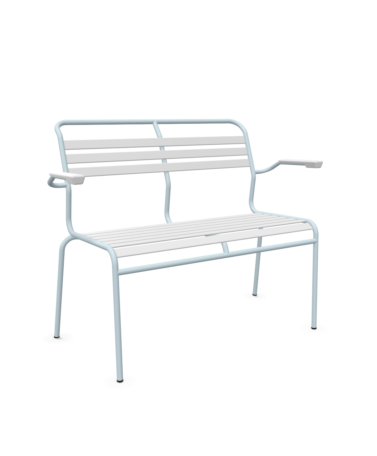 Schaffner Säntis Banc à lattes 2 places avec accoudoirs