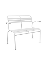 Schaffner Säntis Banc à lattes 2 places avec accoudoirs
