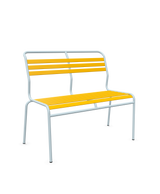 Schaffner Säntis Banc à lattes 2 places sans accoudoirs