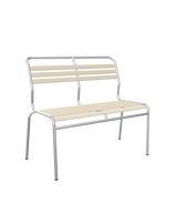 Schaffner Säntis Banc à lattes 2 places sans accoudoirs