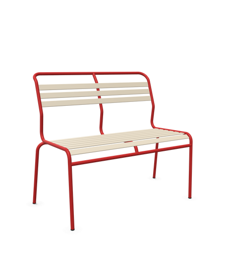 Schaffner Säntis Banc à lattes 2 places sans accoudoirs