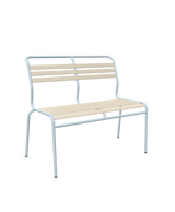 Schaffner Säntis Banc à lattes 2 places sans accoudoirs