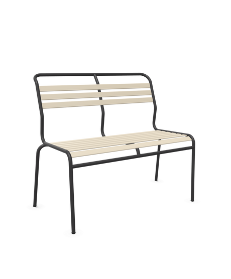 Schaffner Säntis Banc à lattes 2 places sans accoudoirs