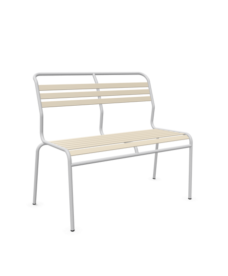 Schaffner Säntis Banc à lattes 2 places sans accoudoirs