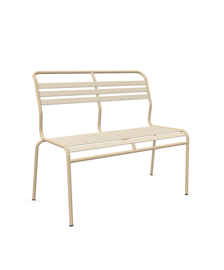 Schaffner Säntis Banc à lattes 2 places sans accoudoirs