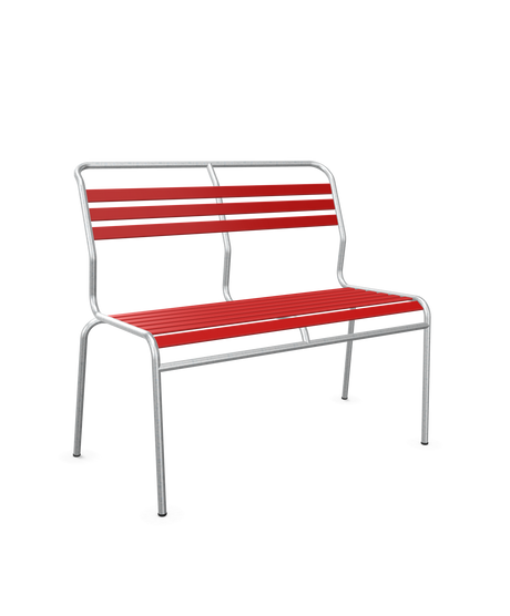 Schaffner Säntis Banc à lattes 2 places sans accoudoirs