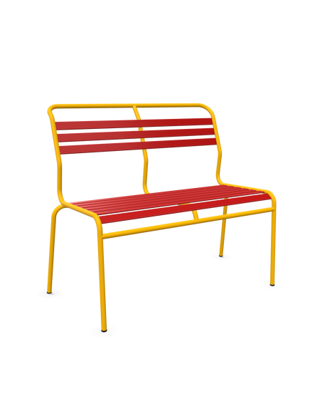 Schaffner Säntis Banc à lattes 2 places sans accoudoirs