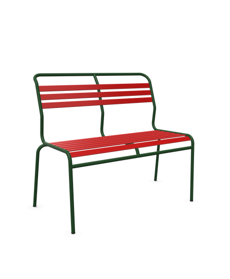 Schaffner Säntis Banc à lattes 2 places sans accoudoirs