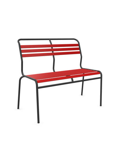 Schaffner Säntis Banc à lattes 2 places sans accoudoirs