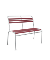 Schaffner Säntis Banc à lattes 2 places sans accoudoirs