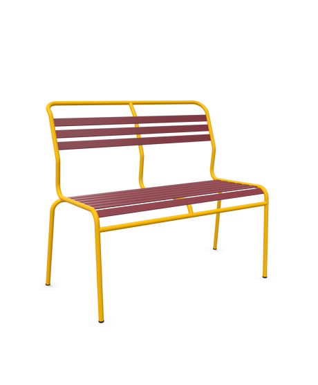 Schaffner Säntis Banc à lattes 2 places sans accoudoirs