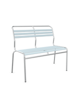 Schaffner Säntis Banc à lattes 2 places sans accoudoirs