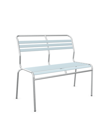Schaffner Säntis Banc à lattes 2 places sans accoudoirs