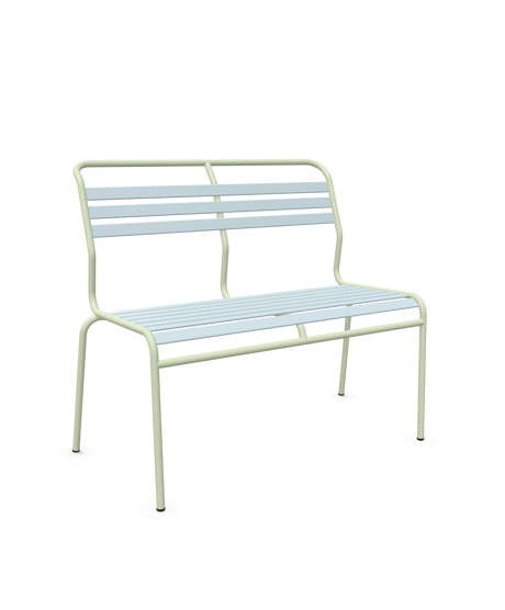 Schaffner Säntis Banc à lattes 2 places sans accoudoirs