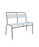 Schaffner Säntis Banc à lattes 2 places sans accoudoirs