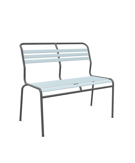 Schaffner Säntis Banc à lattes 2 places sans accoudoirs