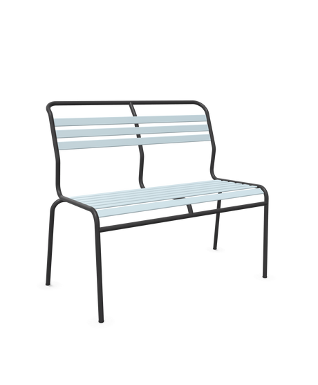 Schaffner Säntis Banc à lattes 2 places sans accoudoirs