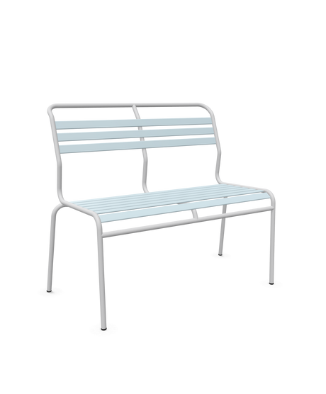 Schaffner Säntis Banc à lattes 2 places sans accoudoirs
