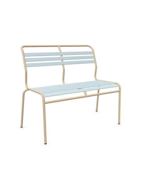 Schaffner Säntis Banc à lattes 2 places sans accoudoirs