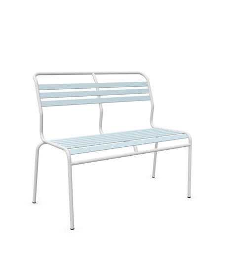 Schaffner Säntis Banc à lattes 2 places sans accoudoirs