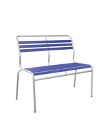 Schaffner Säntis Banc à lattes 2 places sans accoudoirs