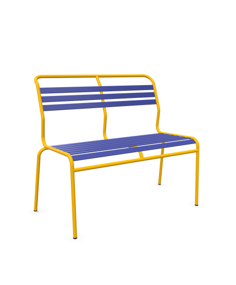 Schaffner Säntis Banc à lattes 2 places sans accoudoirs