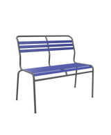 Schaffner Säntis Banc à lattes 2 places sans accoudoirs