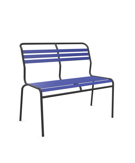 Schaffner Säntis Banc à lattes 2 places sans accoudoirs