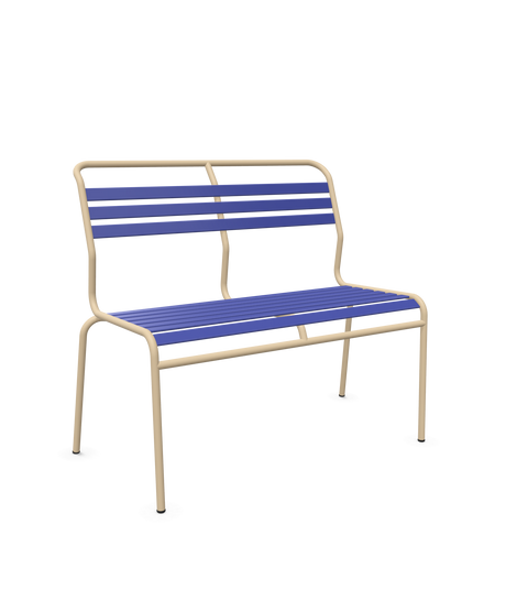 Schaffner Säntis Banc à lattes 2 places sans accoudoirs