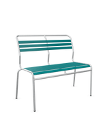 Schaffner Säntis Banc à lattes 2 places sans accoudoirs