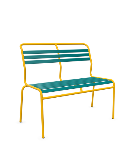 Schaffner Säntis Banc à lattes 2 places sans accoudoirs