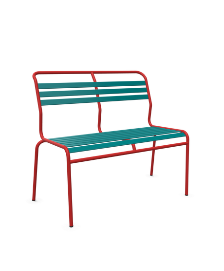 Schaffner Säntis Banc à lattes 2 places sans accoudoirs