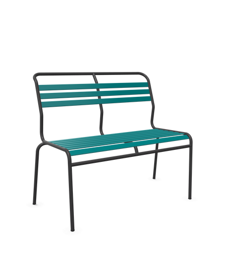 Schaffner Säntis Banc à lattes 2 places sans accoudoirs