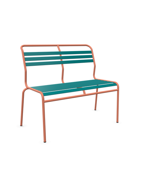 Schaffner Säntis Banc à lattes 2 places sans accoudoirs