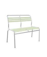 Schaffner Säntis Banc à lattes 2 places sans accoudoirs