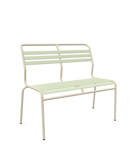 Schaffner Säntis Banc à lattes 2 places sans accoudoirs