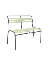 Schaffner Säntis Banc à lattes 2 places sans accoudoirs