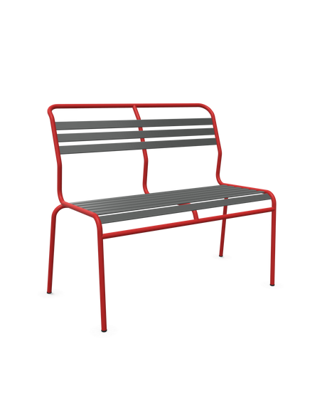 Schaffner Säntis Banc à lattes 2 places sans accoudoirs