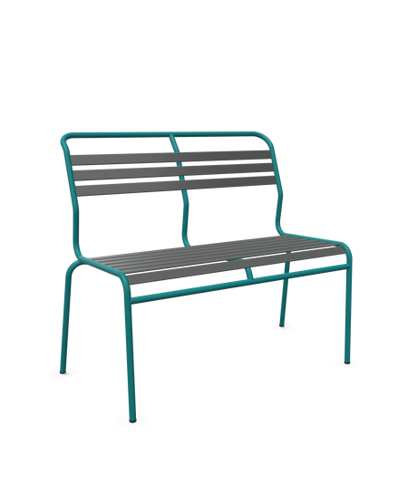 Schaffner Säntis Banc à lattes 2 places sans accoudoirs