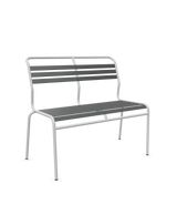 Schaffner Säntis Banc à lattes 2 places sans accoudoirs