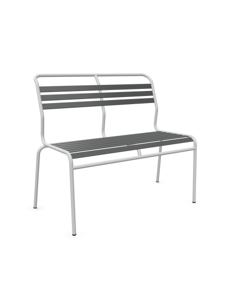 Schaffner Säntis Banc à lattes 2 places sans accoudoirs