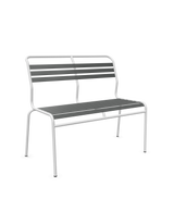 Schaffner Säntis Banc à lattes 2 places sans accoudoirs