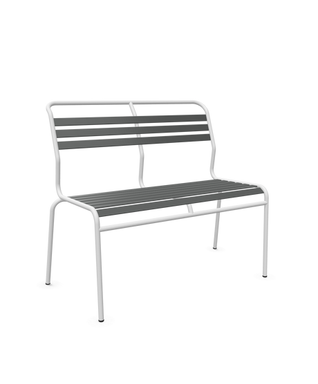 Schaffner Säntis Banc à lattes 2 places sans accoudoirs