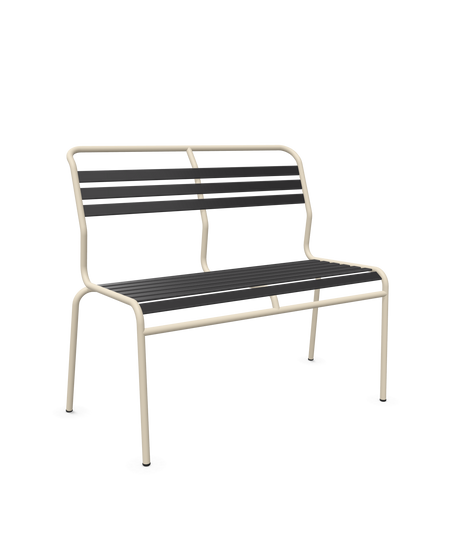 Schaffner Säntis Banc à lattes 2 places sans accoudoirs