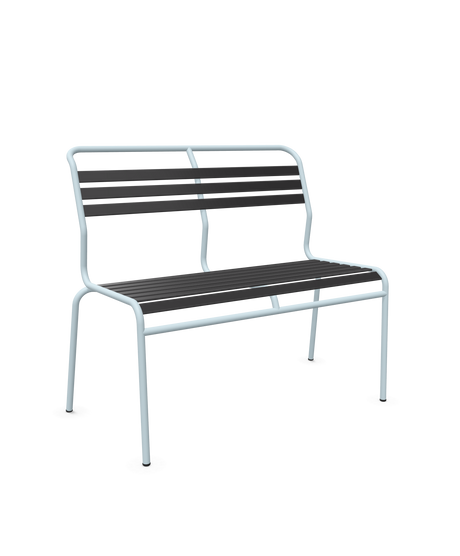 Schaffner Säntis Banc à lattes 2 places sans accoudoirs